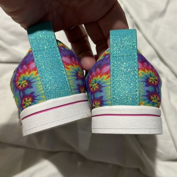 Twinkle toes 1 sparkle 3 velcro strap closure shoe that blinks on impact nwt - Picture 6 of 7